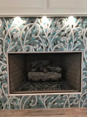 Serene Mosaic - Stylish Hearth — Kitchen Remodeling project by Home Improvements By King Services