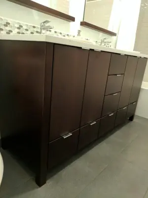 Bathroom Renovation for Transitioning Styles — Kitchen Remodeling project by On The Level Remodeling Company
