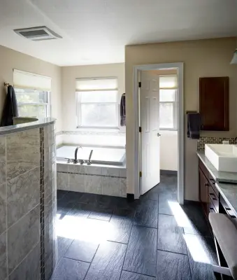 Bathroom Renovation for Transitioning Spaces — Kitchen Remodeling project by Kitchen & Bath Design Center