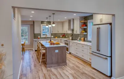 Fairfax Kitchen Renovation with Transitional Design — Kitchen Remodeling project by Foster Remodeling Solutions, Inc.