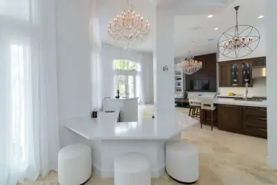 Upscale Transitional Kitchen and Bar in Davie, FL — Kitchen Remodeling project by Allied Kitchen, Bath, Home And Outdoor Living