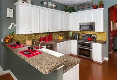 Jacksonville Kitchen Upgrade Featuring Subway Tile Backsplash — Kitchen Remodeling project by Granite Transformations Of Jacksonville