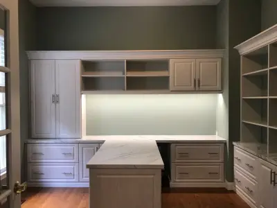 Tailored Home Workspace — Kitchen Remodeling project by Avenir Kitchen And Bath
