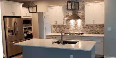 Remodeled Transitional White Kitchen — Kitchen Remodeling project by Built To Last