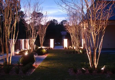 Outdoor Lighting — Landscape Design project by Brassfield Landscaping, LLC.