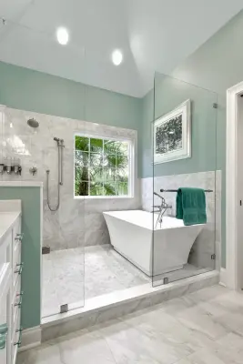 Restroom 1 (Tru Cabinetry) — Kitchen Remodeling project by Kitchens, Baths & Beyond