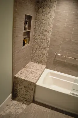 Nature-Inspired Restroom — Kitchen Remodeling project by Bekah Wagner Design