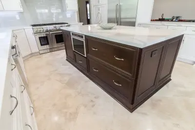 Dual Hue Kitchens — Kitchen Remodeling project by Kitchens Etc. Of V.C.