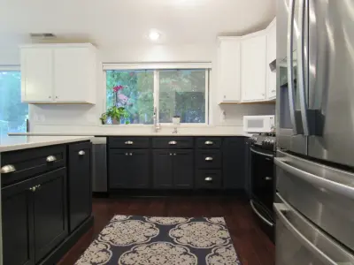 Two-Tone Kitchen Renovation in Cottage Style — Kitchen Remodeling project by G&Z Construction