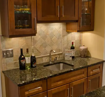 Transforming an Unfinished Basement into a Fantastic Man Cave — Kitchen Remodeling project by Jacobson Construction