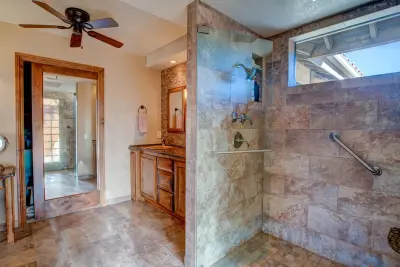 Inclusive Design Primary Bathroom — Kitchen Remodeling project by Lenton Company, Inc.