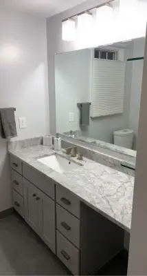 Renovated Bathroom Upgrade — Kitchen Remodeling project by Country Gentlemen Kitchen & Bathroom Remodeling