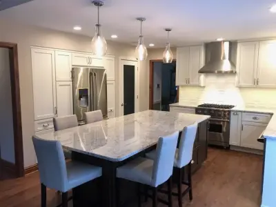 Revamped Paint and Stain Kitchen Blend — Kitchen Remodeling project by North Shore Kitchen Design Center