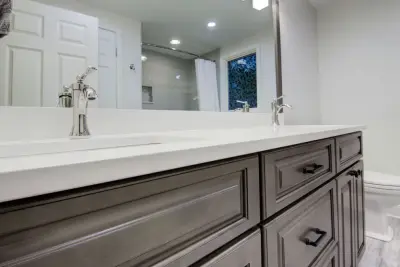 Renovation of the Upstairs Guest Bathroom — Kitchen Remodeling project by KCBR Design | Remodel