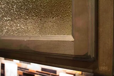 Haas Cabinet with Valley Distressed Caraway Maple — Kitchen Remodeling project by Haas Cabinets