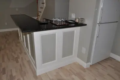 Vanities and Bar - Project 1432 — Kitchen Remodeling project by Design 1 Kitchen & Bath