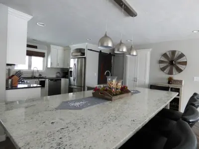 Lively White Kitchen Renovation — Kitchen Remodeling project by Millennial Inc