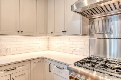 Nautical Blue Island Kitchen Remodel in Vienna — Kitchen Remodeling project by Foster Remodeling Solutions, Inc.
