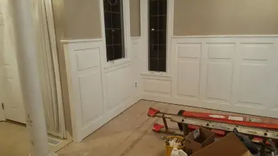 Wainscoting and custom moldings - multiple projects — Kitchen Remodeling project by Straight Edge Construction Group