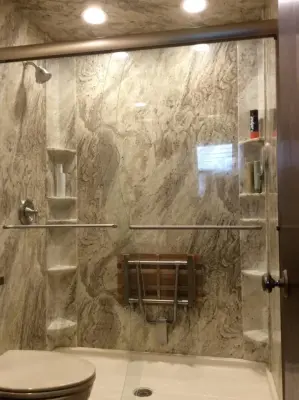 Accessible Showers — Kitchen Remodeling project by Bath Planet Of Central Louisiana