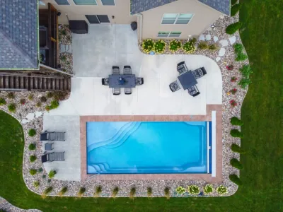 Pool & Patio Oasis — Landscape Construction project by Elevate Outdoor