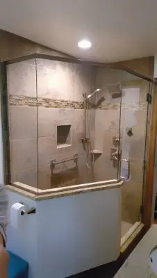 Shower of the Wall — Kitchen Remodeling project by Gatesman Kitchen & Bath