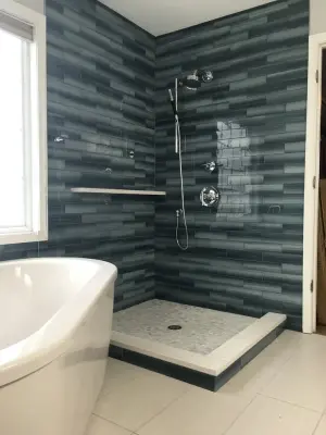 Walters Primary Bathroom — Kitchen Remodeling project by Sidney Enterprises