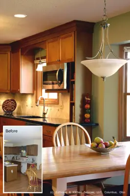Cozy Transitional Kitchen — Kitchen Remodeling project by Bathroom And Kitchen Services, LLC