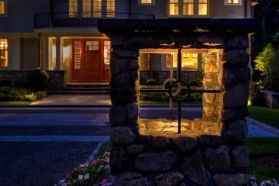 Darien Stone Shingle — Landscape Construction project by Elise Landscapes & Nursery, LLC