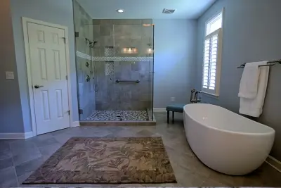 Warrenton Master Bathroom with Freestanding Tub — Kitchen Remodeling project by Home Sweet Home Improvements LLC