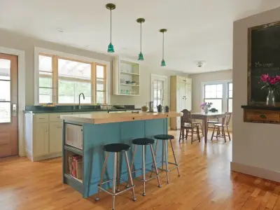 Kitchen Renovation in Waterbury, VT — Kitchen Remodeling project by Cypress Woodworks LLC