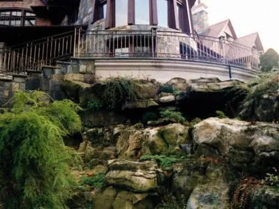 North Shore Residence with Rock Wall — Landscape Construction project by Emil Kreye & Son Inc.