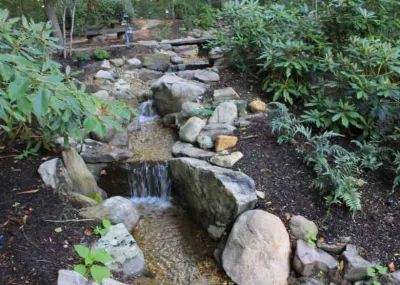 Head of the Harbor Woodland Stream — Landscape Construction project by Emil Kreye & Son Inc.