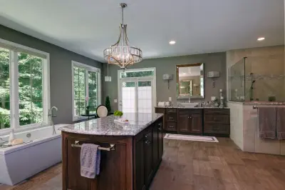 Westerville Primary Bathroom Renovation — Kitchen Remodeling project by Dave Fox Design Build Remodelers