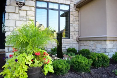 Innovative Pool Patio — Landscape Design project by Breaking Ground