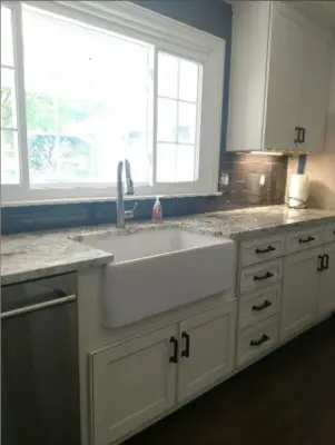 Bright Country Kitchen — Kitchen Remodeling project by July's Quality Construction & Remodeling