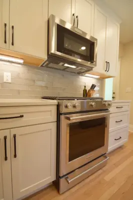 White Gourmet Kitchen — Kitchen Remodeling project by Edge Construction
