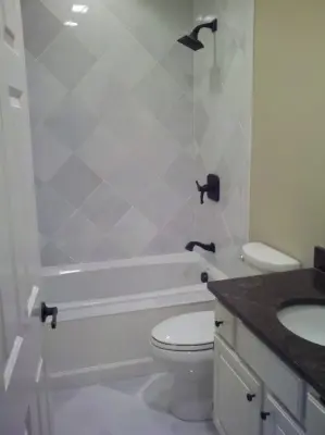 Marble White Shower — Kitchen Remodeling project by Home Rx LLc