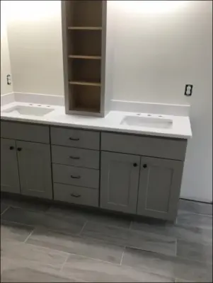 White Marble Bath — Kitchen Remodeling project by Bluegrass Marble & Granite Of Richmond