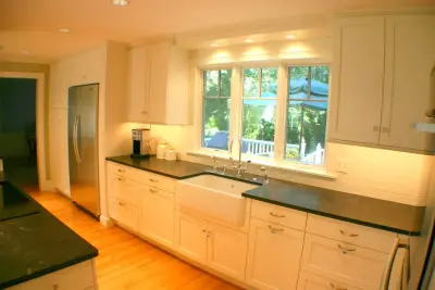 Longmeadow White Shaker Kitchen — Kitchen Remodeling project by Kitchens By Herzenberg