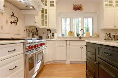 Pittsford, NY Traditional White Kitchen Renovation — Kitchen Remodeling project by Inde Kitchen Remodelers