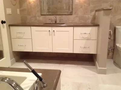 Modern Wichita Bathroom — Kitchen Remodeling project by Persona Kitchen & Bath Solutions, LLC