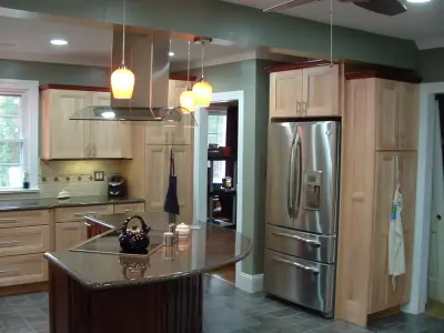 Cherry-Accented Wide Shaker Style — Kitchen Remodeling project by Designs By Michael Llc.