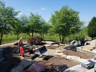 Evergreen Landscaping Of Cincinnati - Retaining Wall Construction in Liberty Township, OH