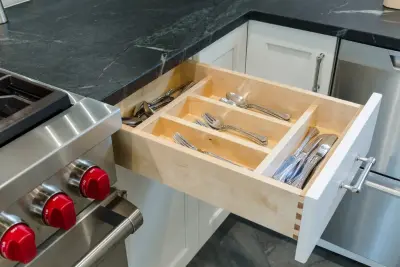 Timber Texture Isle — Kitchen Remodeling project by DesignLine Home Transformations