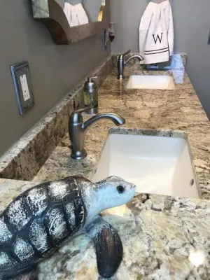 Timber-Style Main Bathroom — Kitchen Remodeling project by Artistic Tile & Stone
