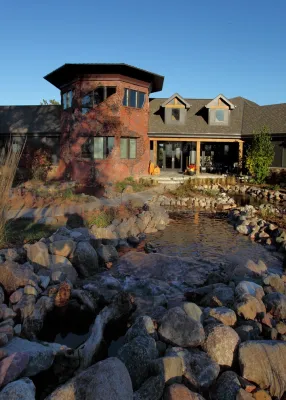 Water Feature — Landscape Construction project by Executive Lawn & Landscaping, LLC.