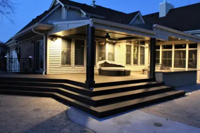 Kensington Estates Sheltered Patio — Home Renovation & Remodeling Services project by Paul Davis Restoration-Lincoln