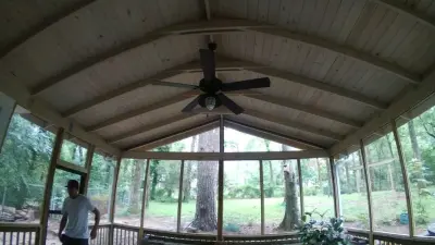 Kenvil Circle Porch — Home Renovation & Remodeling Services project by Parker Home Solutions LLC.