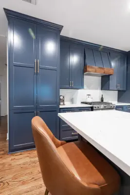 Kessler Park Blue Navy Dream Kitchen by Stringer Construction & Design